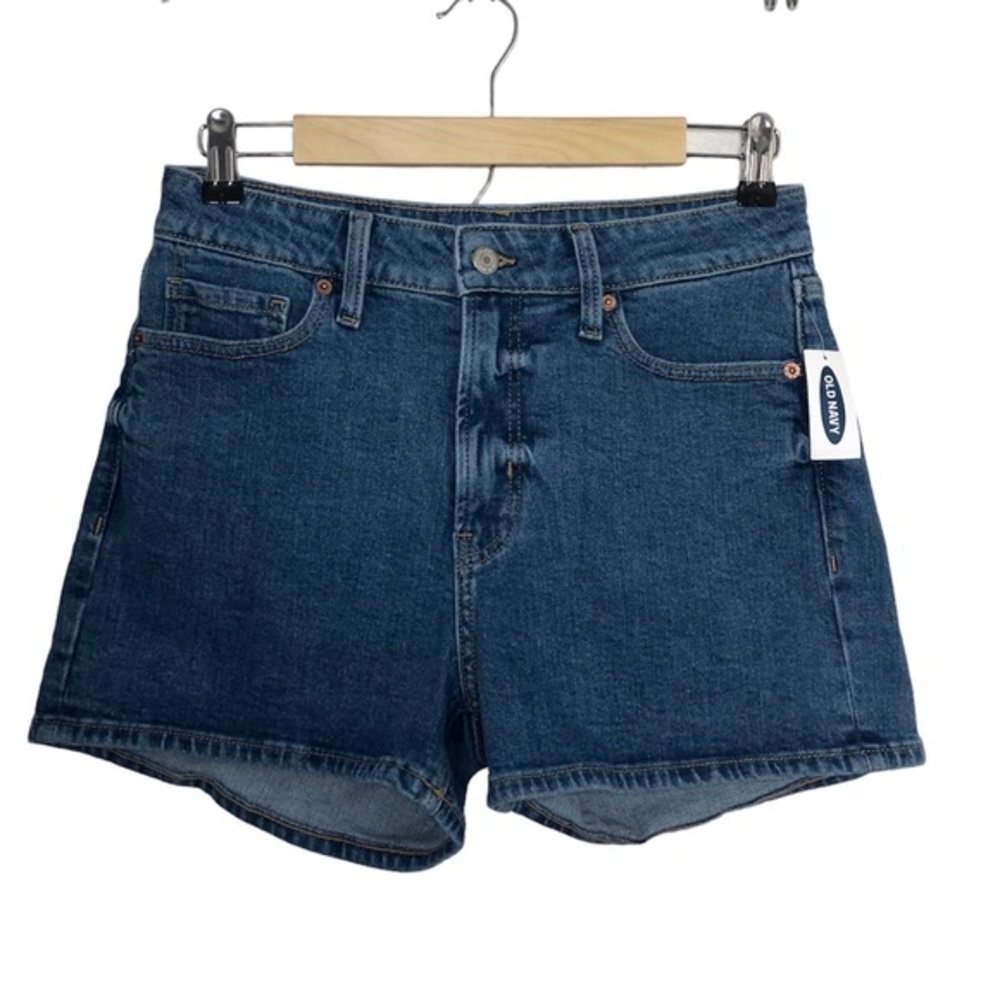 Old Navy O.G Short 670207-00-1 High Rise Jasmine Blue Denim Shorts 6‎